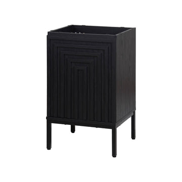Rowan Geometric Modern Transitional 2-Shelf Bath Vanity Cabinet Only (Sink Basin Not Included) - JONATHAN Y